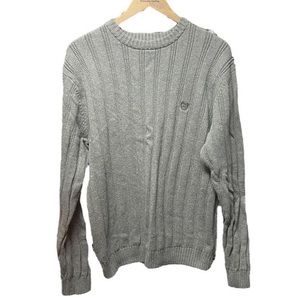 Chaps Gray Crewneck Sweater